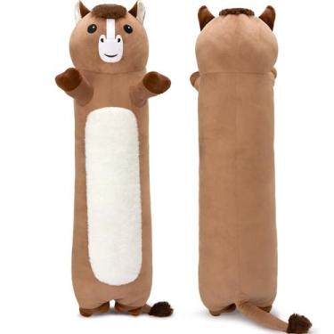 Imagem de Almofada de pelúcia Tezituor Giant Horse de 43 polegadas