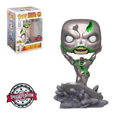 Imagem de Funko Pop Marvel Zombies 675 Silver Surfer Surfista Prateado