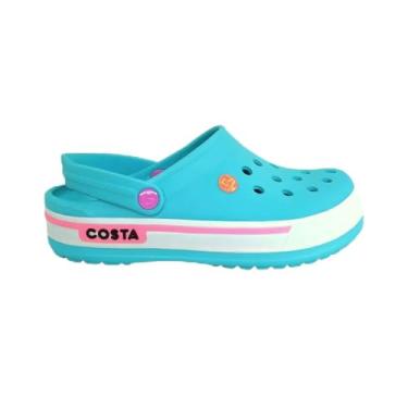 Imagem de Sandalia Babuche Chinelo Leve Macio Feminina Costa 333 (Verde Agua, BR, Adulto, Numérico, 39)