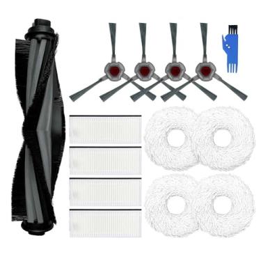 Imagem de Main Side Brush Cover Hepa Filter Mop Cloths Pad Compatible With Ecovacs Deebot N9+/N9+Plus Robot Vacuum Cleaner Accessories Spare Parts Kit(Set 18)