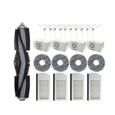 Imagem de Compatible With Ecovacs Deebot X1 OMNI / T10 OMNI Accessories Robot Vacuum Cleaner Parts Dust Bag Hepa Filter Main Side Brush Mop Dustbin(Brown)