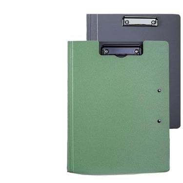 Imagem de Pasta Catálogo Profissional - Prancheta com Capa Resistente, Organizador de Documentos Ideal para Escritório, Arquivo e Reuniões(1,Verde 5421)