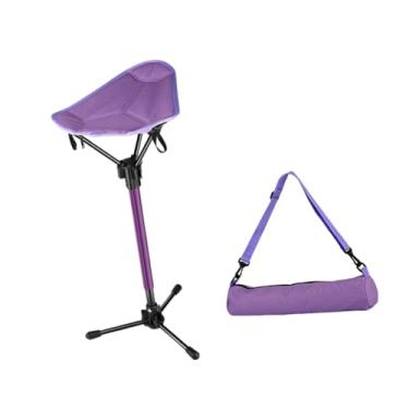Imagem de predolo Banqueta Dobrável para Camping, Cadeira Dobrável Acolchoada em Liga de Alumínio, Apoio para Os Pés Multifuncional, Portátil para Uso Externo, Gramado, violento