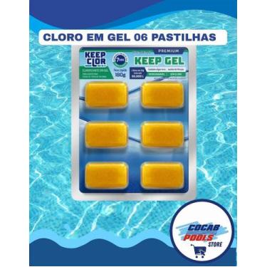 Imagem de KEEP CLOR Pastilhas em Gel Clarificante para Piscinas  6 Unidades de 3