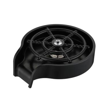Imagem de Lavador de Copo de Vidro 360° Garrafas Rápidas de Alta Pressão Acessórios para Pia de Cozinha (Preto)
