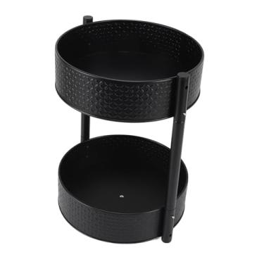 Imagem de Prateleiras Giratórias para Temperos Prateleira Giratória para Temperos Mesa Giratória de 360 ​​graus de Grande Capacidade Organizador Multifuncional de Temperos de Mesa