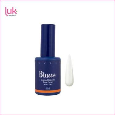 Imagem de Top Coat Branco Baby Bluwe - Fórmula Flexível e Duradoura