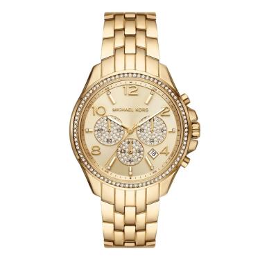 Imagem de Relógio Michael Kors Feminino Ref: Mk7250/4dn Cronógrafo Dourado
