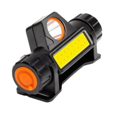 Imagem de Lanterna De Cabeça LED COB Recarregável À Prova d'Água Para Camping, P