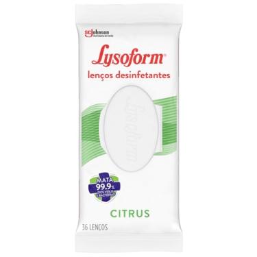 Imagem de Lysoform Citrus, Lenço Umedecido Desinfetante, 36 unidades