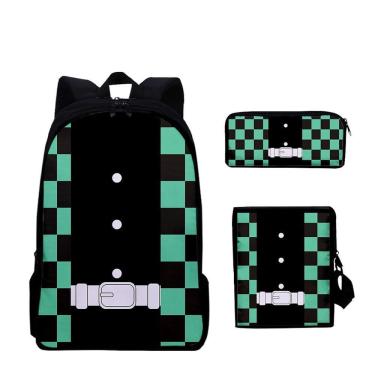 Imagem de Conjunto de mochilas Demons Slayers Kamados Tanjirous Anime School