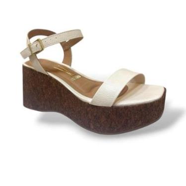 Imagem de Sandália Feminino Vizzano Tamanco Salto Anabela 6559.103-Feminino