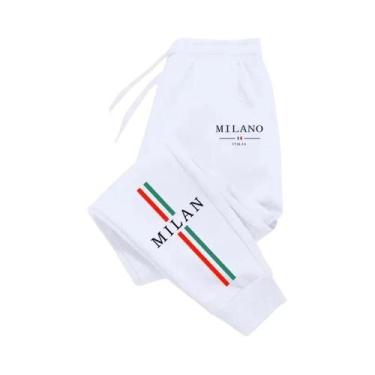 Imagem de Calças Jogger Impressas Da Cidade De Milão Para Homens E Mulheres, Out