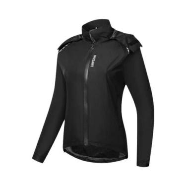 Imagem de Jaqueta De Ciclismo Feminina Impermeável, Respirável E À Prova De Vent