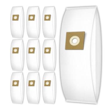 Imagem de (Pacote com 10) Sacos de pó de substituição tipo Y compatíveis com aspirador de pó Hoover WindTunnel vertical Y, Z, YZ, peça de substituição 4010100Y, sacos de vácuo, sacos descartáveis, sacos de