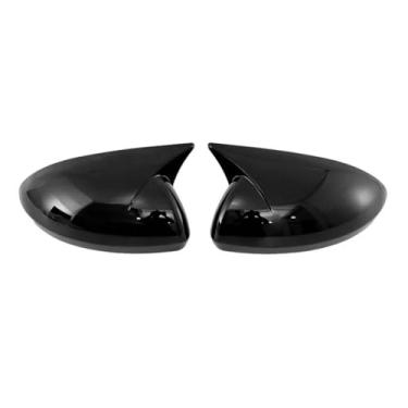 Imagem de Asa de cobertura para Nissan para Sentra 2020 2021 2022 2023 2024 capa de espelho retrovisor invólucro adesivo tampa do lado esquerdo direito tampas de espelho asa (aparência de carbono)