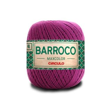 Imagem de Barbante Barroco Maxcolor Fio 4 200g 338m Círculo Novelo Crochê Tricô Artesanato Tapetes Souplás (6375 - UVA)