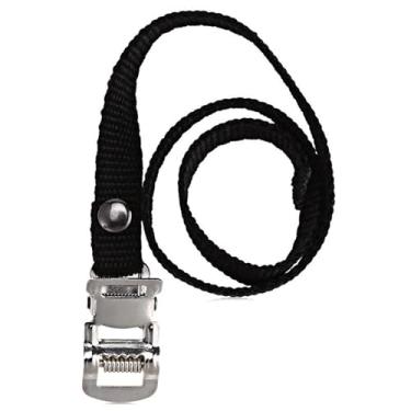 Imagem de Correias de pedal de bicicleta, engrenagem fixa e cordas de retenção de pé de bicicleta ergométrica com fivelas de alumínio, clipes de dedo de ciclismo ajustáveis antiderrapantes para bicicleta de