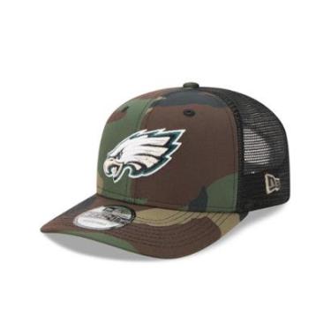 Imagem de BONE NEW ERA 9SEVENTY PHILADELPHIA EAGLES NFL SALUTE SERVICE 2025 VERDE-Masculino