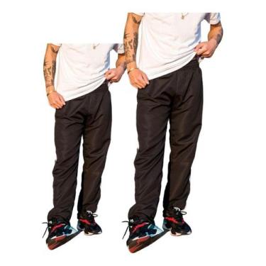 Imagem de Kit 2 Calça Adulto Masc Tactel 1 Bolso Caminhada Inverno 076 - FR, 2 p