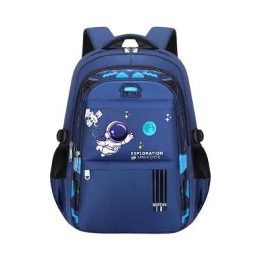 Imagem de Mochila Infantil Astronauta Para Meninos, Impermeável, Bolsa Escolar, 