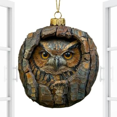 Imagem de Enfeites De Natal - Decoração Rústica Para Casa Pequena - Decoração Para Árvore De Natal Com Animais | para Sala de Estar Quarto Janela Porta Prateleira Lareira Mesa Escritório Festa Família