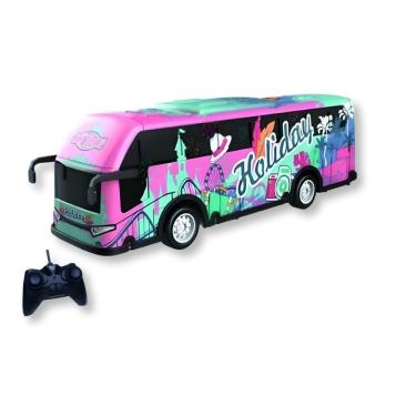 Imagem de Onibus Com Controle Remoto Rosa (Rc25148) - Zippy Toys