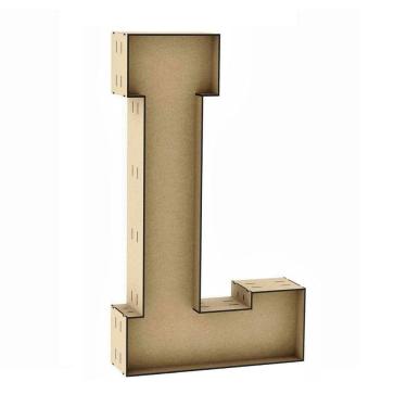 Imagem de Letra Caixa Grandel Mdf 100Cm De Altura Decoração