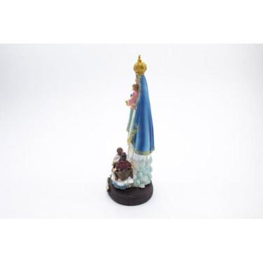 Imagem de Imagem Nossa Senhora Dos Navegantes Importada Resina 17 Cm - Amém Deco