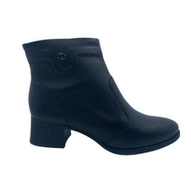 Imagem de Bota Casual Couro Dakota Cano Baixo Preta 2781 - Preto 33-Feminino