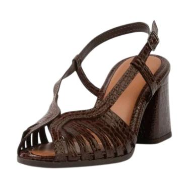 Imagem de Sandalia Feminina Casual Salto Bloco Confortavel Mississipi