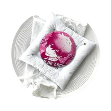 Imagem de Broche De Metal Macio Em Formato De Emblema Amine B-Blues Locks, Pin D