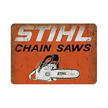 Imagem de Placas De Metal Vintage Decorativas De Parede Com Ferramentas, Pintura