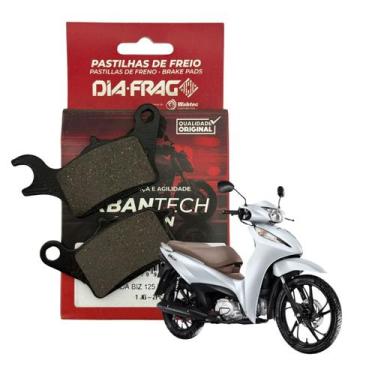 Imagem de Melhor Pastilha Patilha De Freio Diafrag Para Moto Biz Bis 125 Ex Ano 
