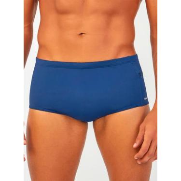 Imagem de Sunga Slip Acquario 683.400 Masculina Bolso Com Zíper FPS 50 Microfibr