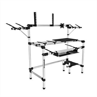 Imagem de Suporte Titanium Racks Para Studio RS150 Para Mixer, Controlador, Mesa de Som Com Suporte Para Notebook e Para Periféricos Padrão 19