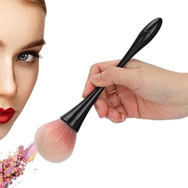 Imagem de Pincel para Blush, Pincel de Maquilhagem para Cabelo Macio Profissional Pequeno para Destacar Pó para Blush