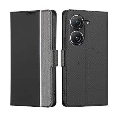 Imagem de HONGYAN Capa de telefone Para ASUS ZENFONE 9 TEXTURA TEXTURA BOTOLE CAPELO DE CAPELO Capa protetora