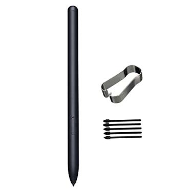 Imagem de Caneta Stylus para Galaxy Tab S8 para Samsung Galaxy Tab S8/S8+/S8 Ultra/Tab S7/S7+ Plus/S7 FE S Pen Stylus+ pontas/pontas (preto)