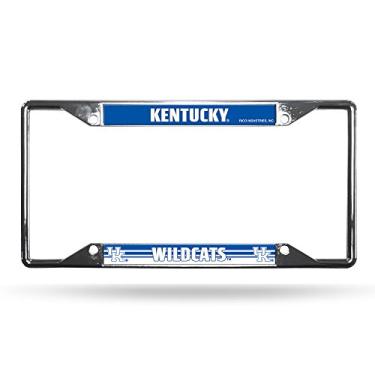 Imagem de Rico Industries Moldura de placa de licença NCAA Easy View, Kentucky Wildcats