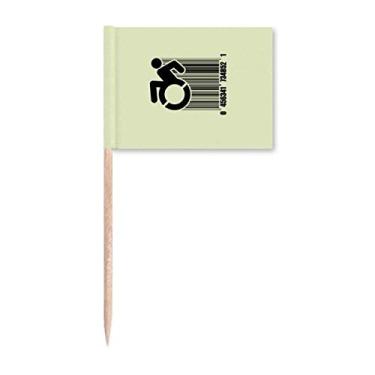 Imagem de Marcador de palito de dente para cadeira de rodas, velocidade de fuga de doente, marcador para decoração de festa