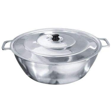 Imagem de Tacho Alumínio Fundido Polido Industrial Grosso Hotel 28cm 3,5L