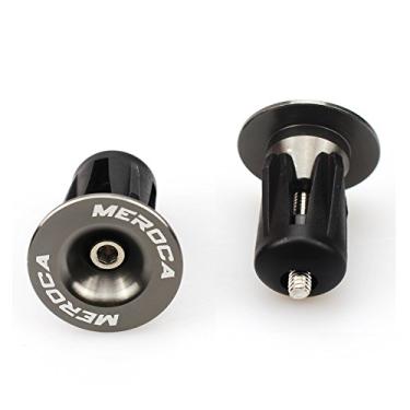 Imagem de Plugues de extremidade de barra FOMTOR Pacote com 2 extremidades de barra de alumínio plugues de extremidade guidão tampas de extremidade de barra para bicicleta de estrada MTB, TI, 24mm*16mm