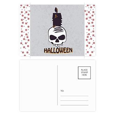 Imagem de Velas de Halloween, caveira, bruxa, Natal, Natal, Natal, celebração, cartão postal Blessing