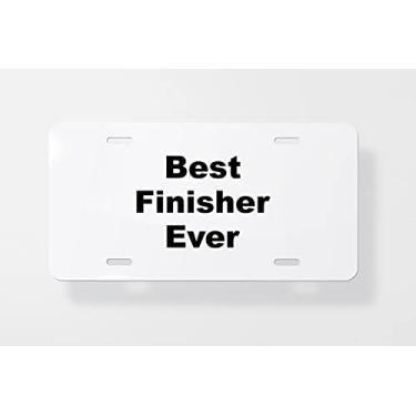 Imagem de Capa para placa de licença Finisher – Capa para placa de carro – Capa para placa de carro 15,24 x 30,48 cm