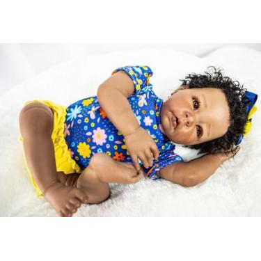 Imagem de Bebê Reborn Menina, Tecido, Fio A Fio Enxoval Completo - Mundo Azul E