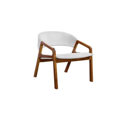 Imagem de Poltrona decorativa para sala madeira maciça - Bell - Bianchi Móveis