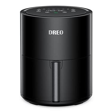 Imagem de Dreo Fritadeira a ar °C a 232 °C, fogão de forno quente de 4 litros com 50 receitas, 9 funções de cozimento em tela de toque fácil, pré-aquecimento, lembrete de agitação, airfryer
