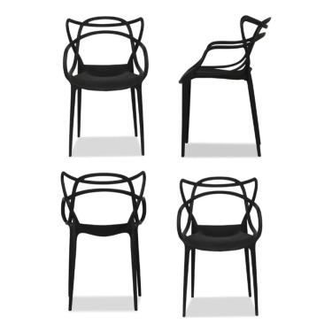 Imagem de Kit  4 Cadeiras Allegra Bar Churrasco Piscina Jantar