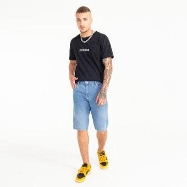 Imagem de Bermuda Jeans Rock e Soda Masculina Skinny Dia a Dia Conforto-Masculino